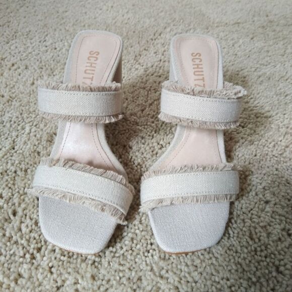 NWT SCHUTZ Shoes Women’s Amely Mid Block Heel Sandals Size 6 - Picture 5 of 11